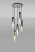 Brooks Slim Round Pendant 5 Light